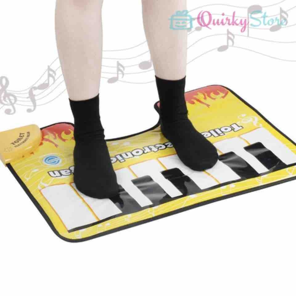 Toilet Electric Organ Touch Play Keyboard Music Singing Toilet Carpet Mat