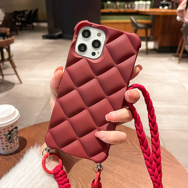 Suitable For Cross Body Strap Apple Phone Case