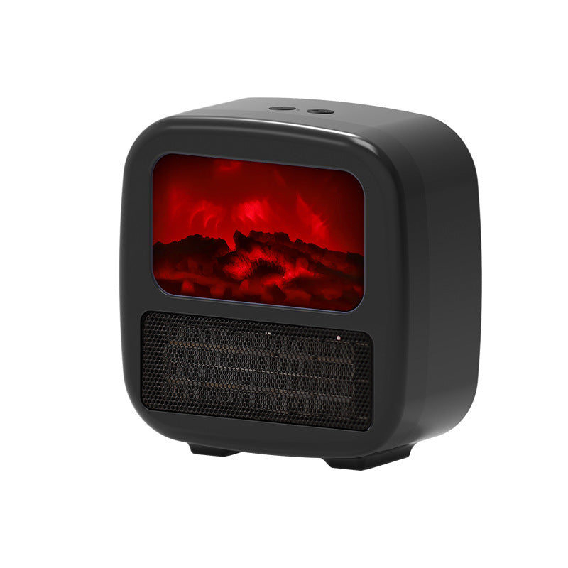 Household Electric Heater Warmer Portable 3D Anti-real Flame Electric Heater Warm Air Fan Room Winter Stove Radiator