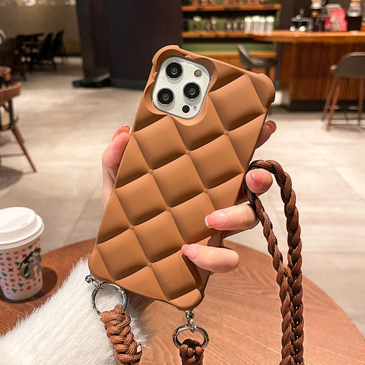 Suitable For Cross Body Strap Apple Phone Case