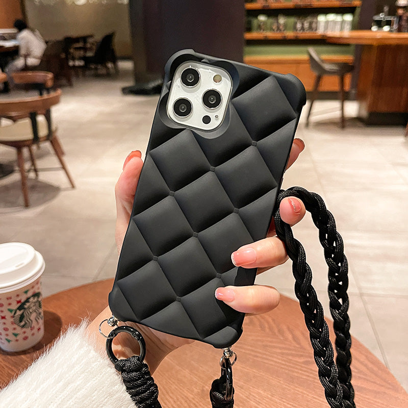 Suitable For Cross Body Strap Apple Phone Case