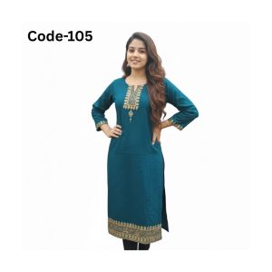 Sea Green One Piece Kurti 